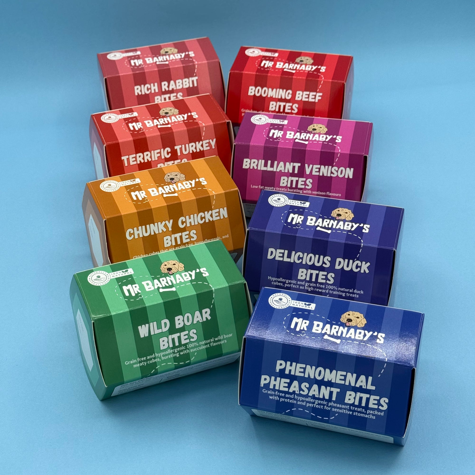 Barktastic Meaty Bites Bundle (8 x 100g)