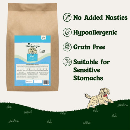 Cold Pressed Fish Dog Food – Natural Grain Free Recipe 3kg, 5kg, 10kg, 12kg