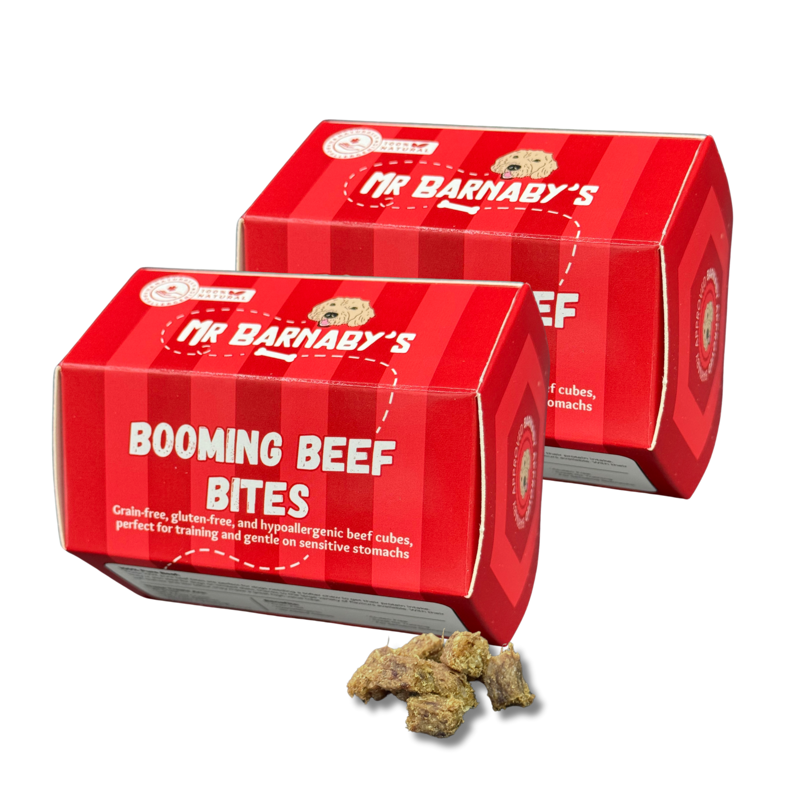 Beef Dog Treat Bites 100g | 100% Meat, Natural, Hypoallergenic, Grain-Free