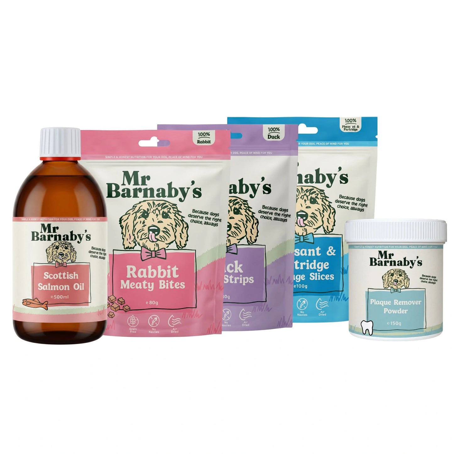 Natural Dog Starter Bundle – Everyday Treats & Support