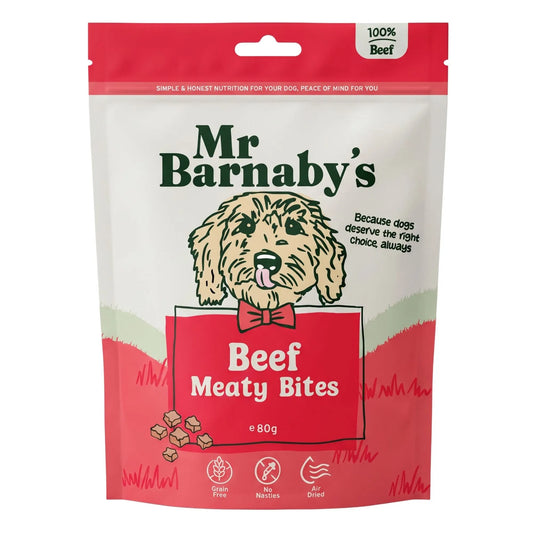 Natural Beef Dog Treats – Air-Dried Bites 80g
