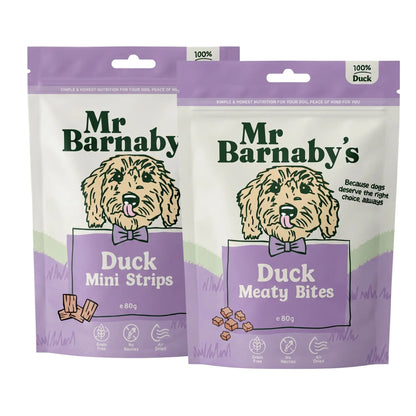 Natural Duck Dog Treats Bundle – Air-Dried Variety Pack
