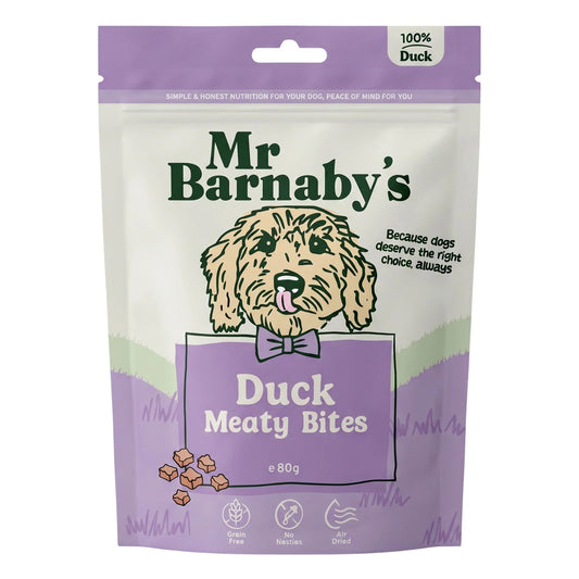 Natural Duck Dog Treats – Air-Dried Bites 80g
