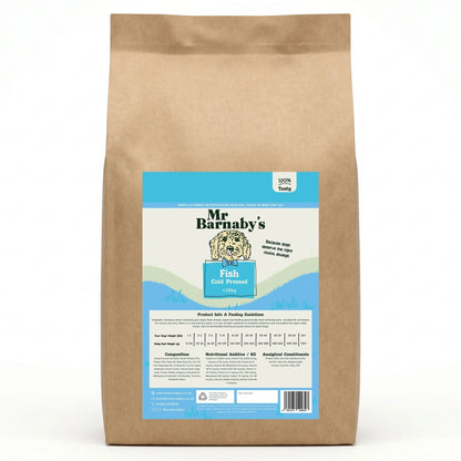 Cold Pressed Fish Dog Food – Natural Grain Free Recipe 3kg, 5kg, 10kg, 12kg