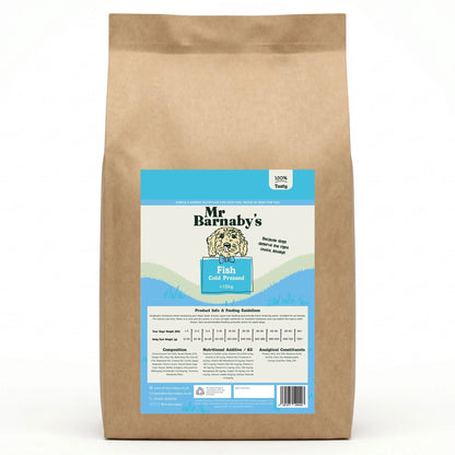 Cold Pressed Fish Dog Food – Natural Grain Free Recipe 3kg, 5kg, 10kg, 12kg