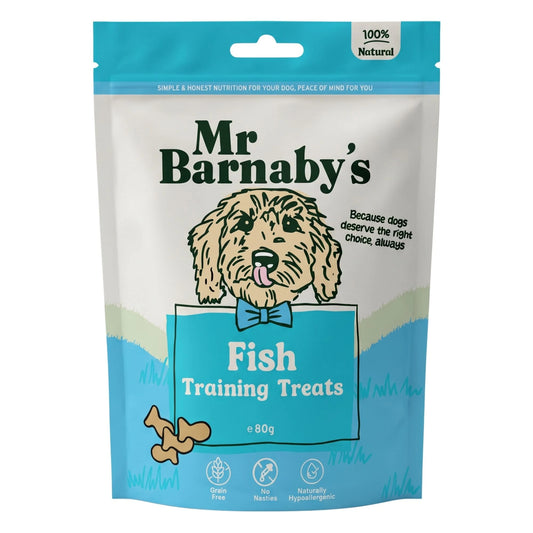 Natural Fish Dog Training Treats – Grain-Free Bites 80g