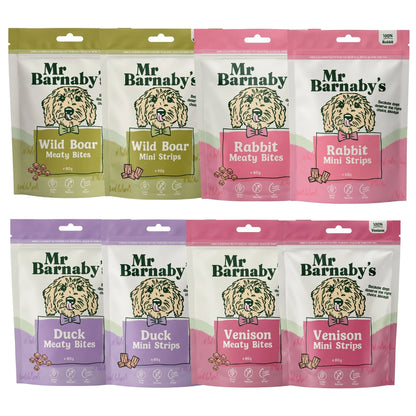 Natural Game Meat Dog Treats – Air-Dried Bites & Mini Strips