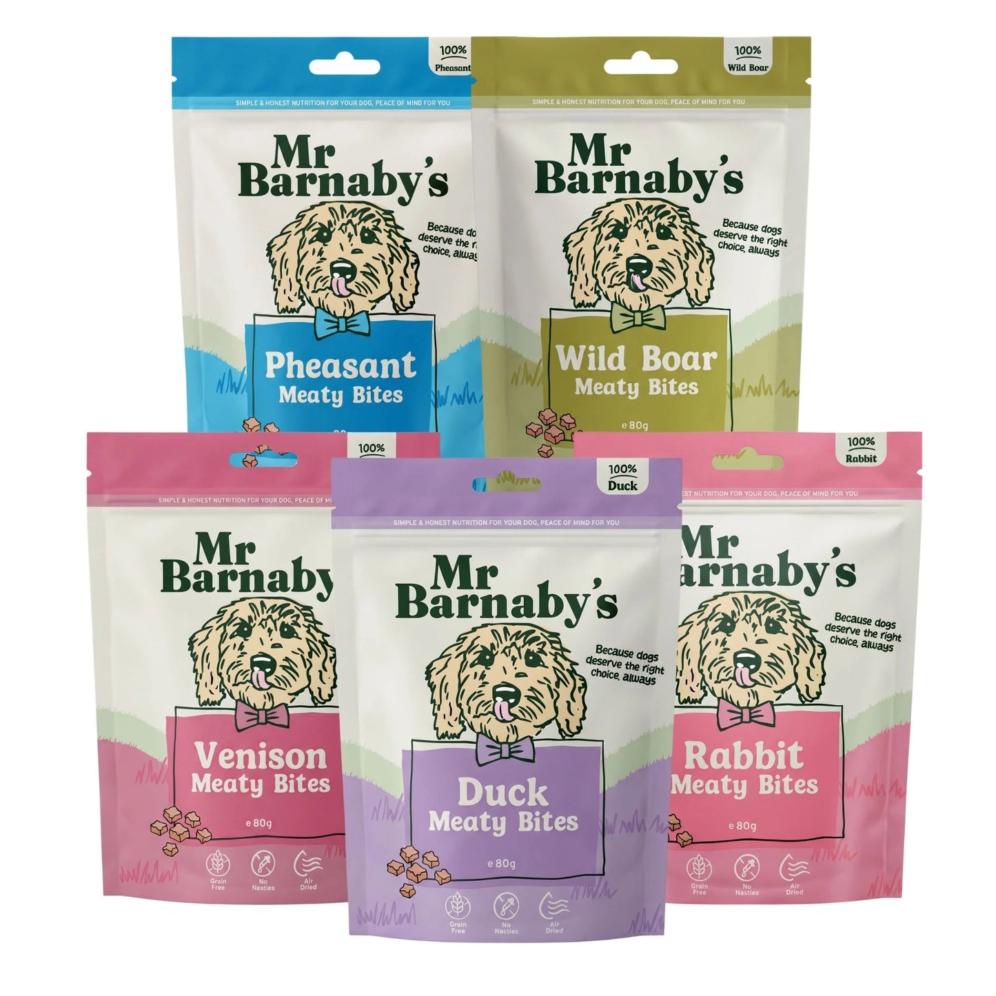 Meaty Dog Training Treats – Natural Air-Dried Bites