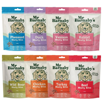 Natural Mixed Meaty Dog Treats – Air-Dried Training Bites
