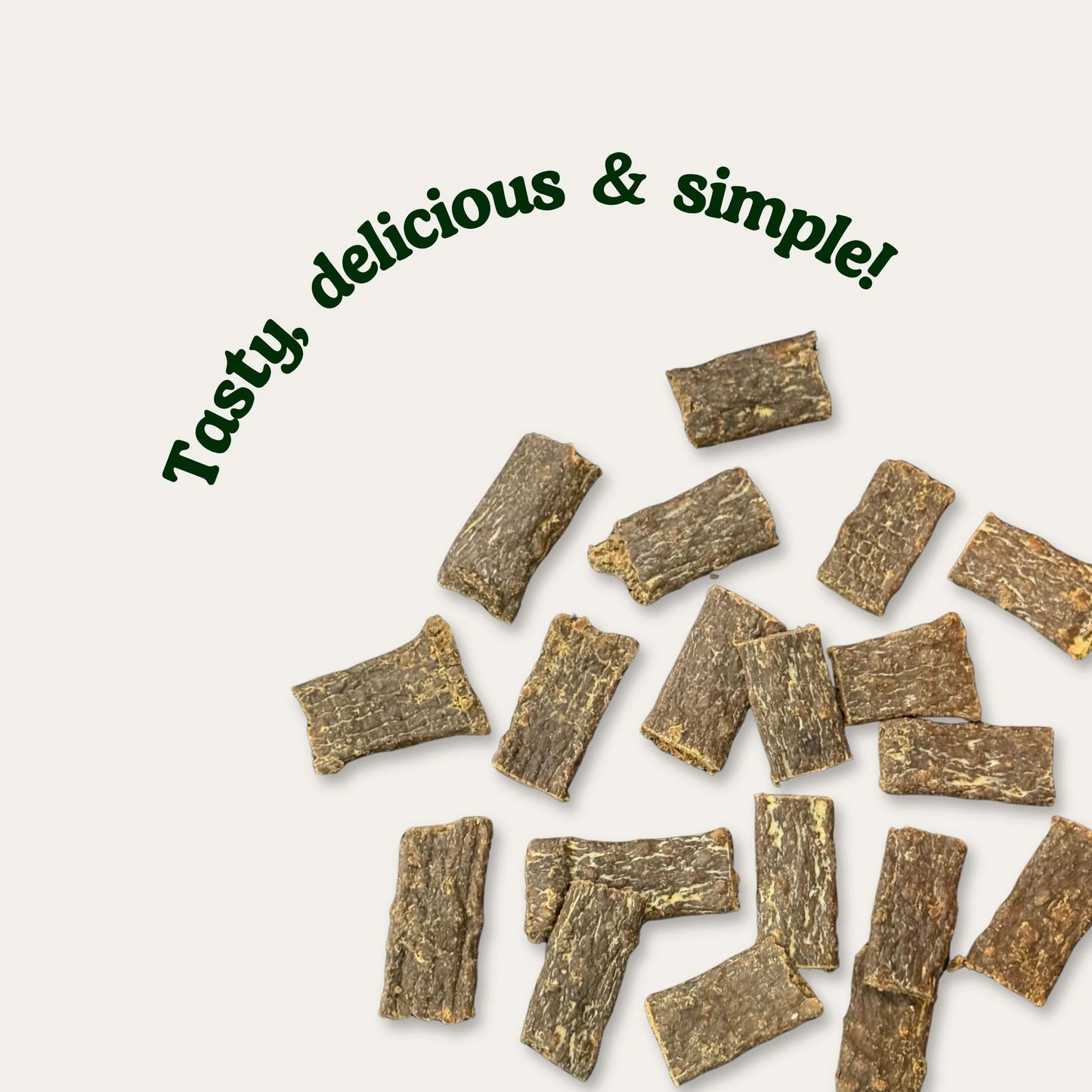 Natural Wild Boar Dog Treats – Air-Dried Mini Strips 80g