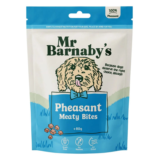Natural Pheasant Dog Treats – Air-Dried Bites 80g