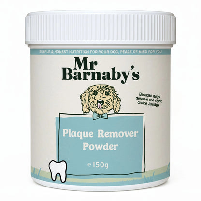 Natural Plaque Remover Powder for Dogs – Dental Care & Fresh Breath Supplement 150g