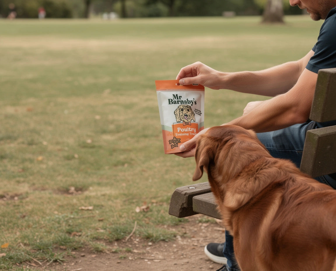 Natural Poultry Dog Training Treats – Grain-Free Bites 80g