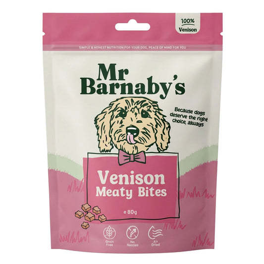 Natural Venison Dog Treats – Air-Dried Training Bites 80g