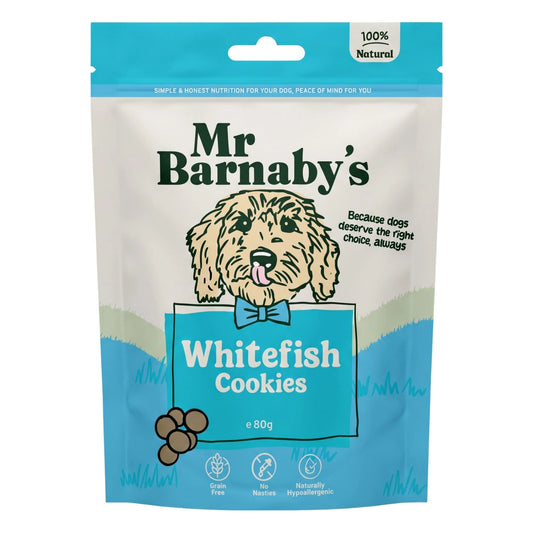 Natural Fish Dog Treats – Grain Free Cookies 80g