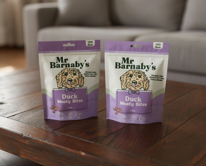 Natural Duck Dog Treats – Air-Dried Bites 80g