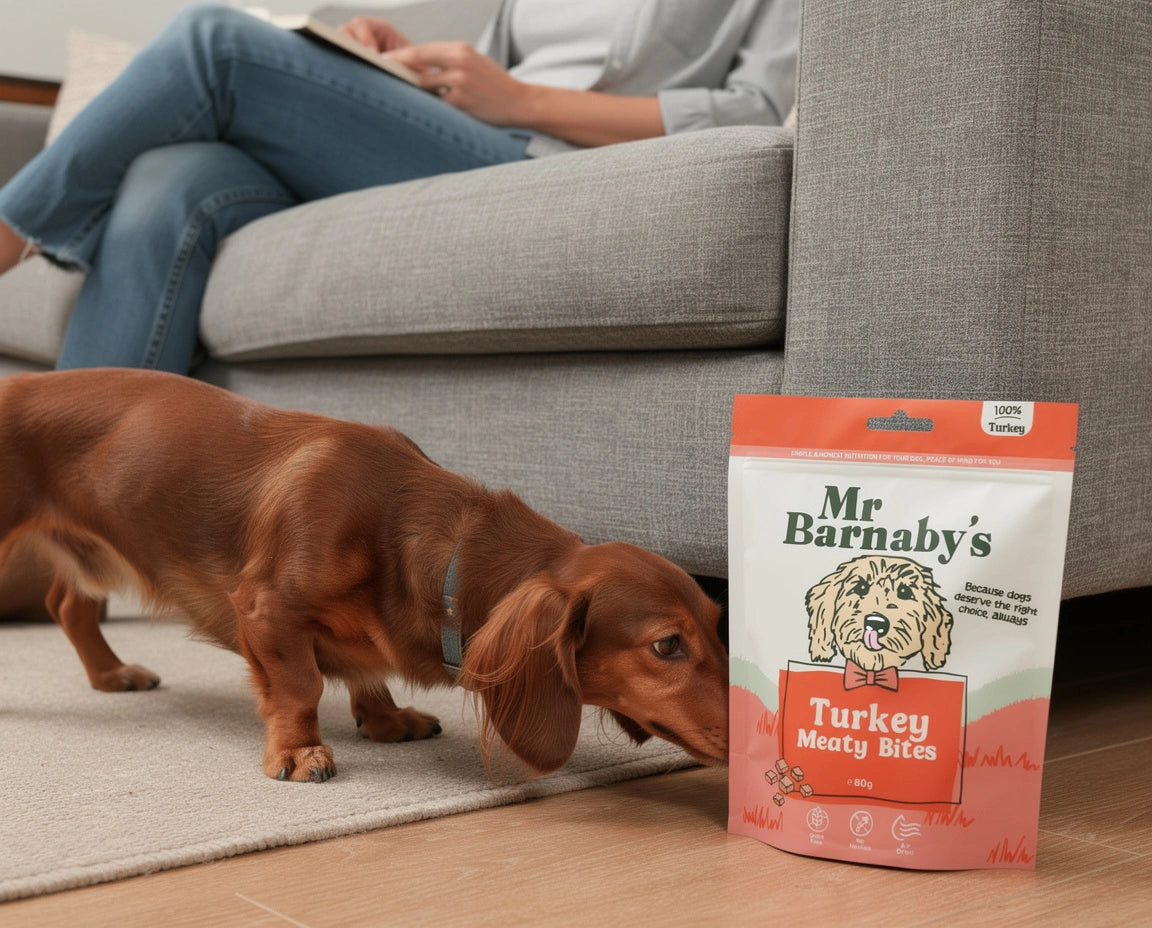 Natural Turkey Dog Treats – Air-Dried Training Bites 80g